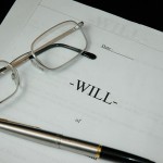 will, pen and glasses